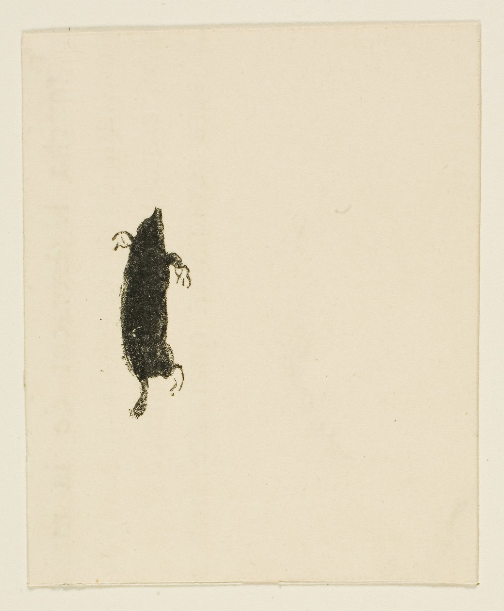 Stjärtstycke från At the Foot of Sinai av Henri de Toulouse-Lautrec