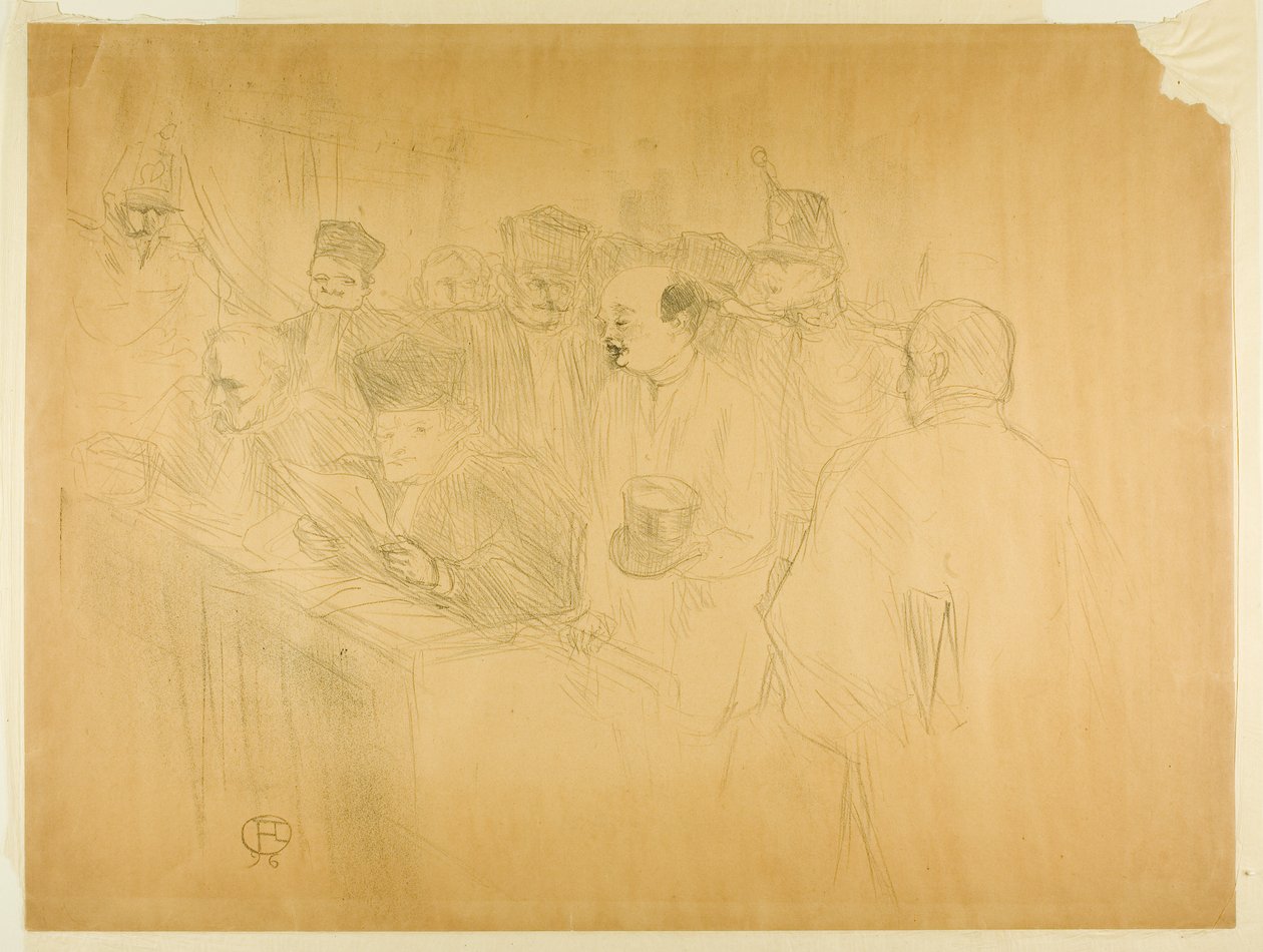 The Arton Trial (tredje plattan) av Henri de Toulouse-Lautrec