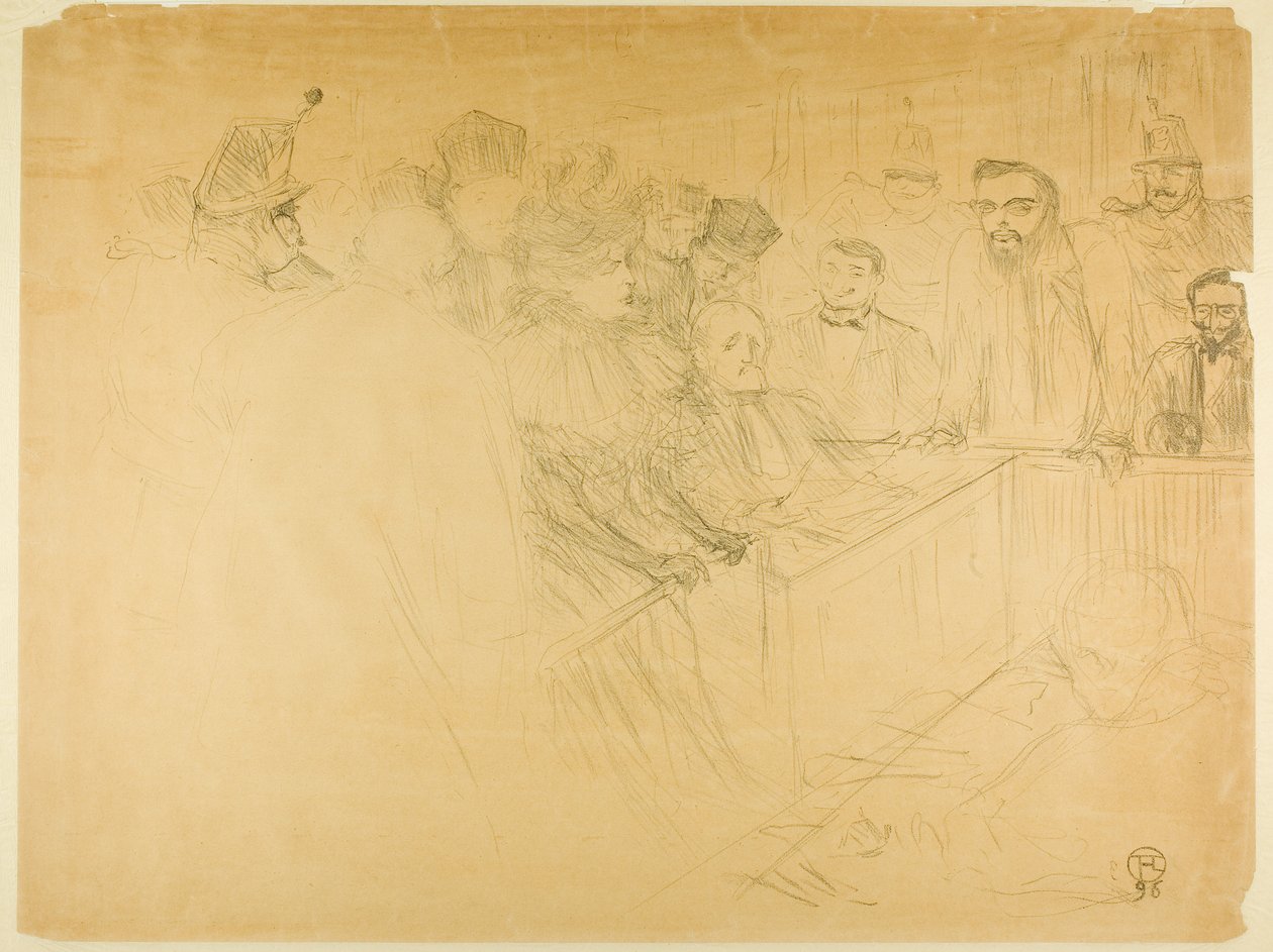 The Arton Trial (tredje plattan) av Henri de Toulouse-Lautrec