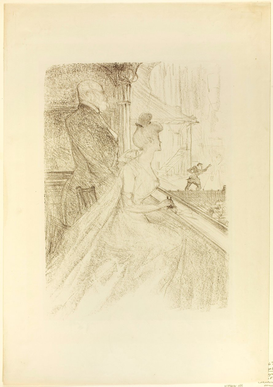 Boxen, Faust av Henri de Toulouse-Lautrec