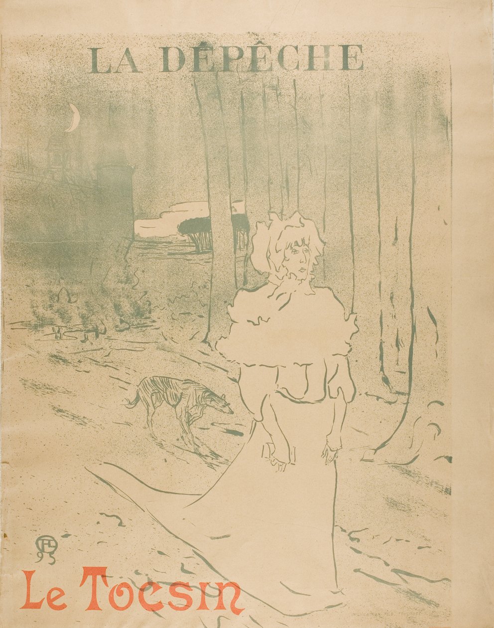 Chatelaine, eller "Le Tocsin av Henri de Toulouse-Lautrec