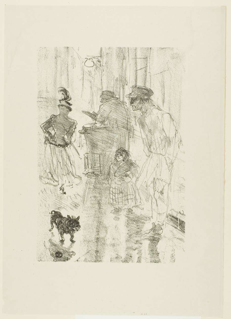 Kastanjeförsäljaren av Henri de Toulouse-Lautrec