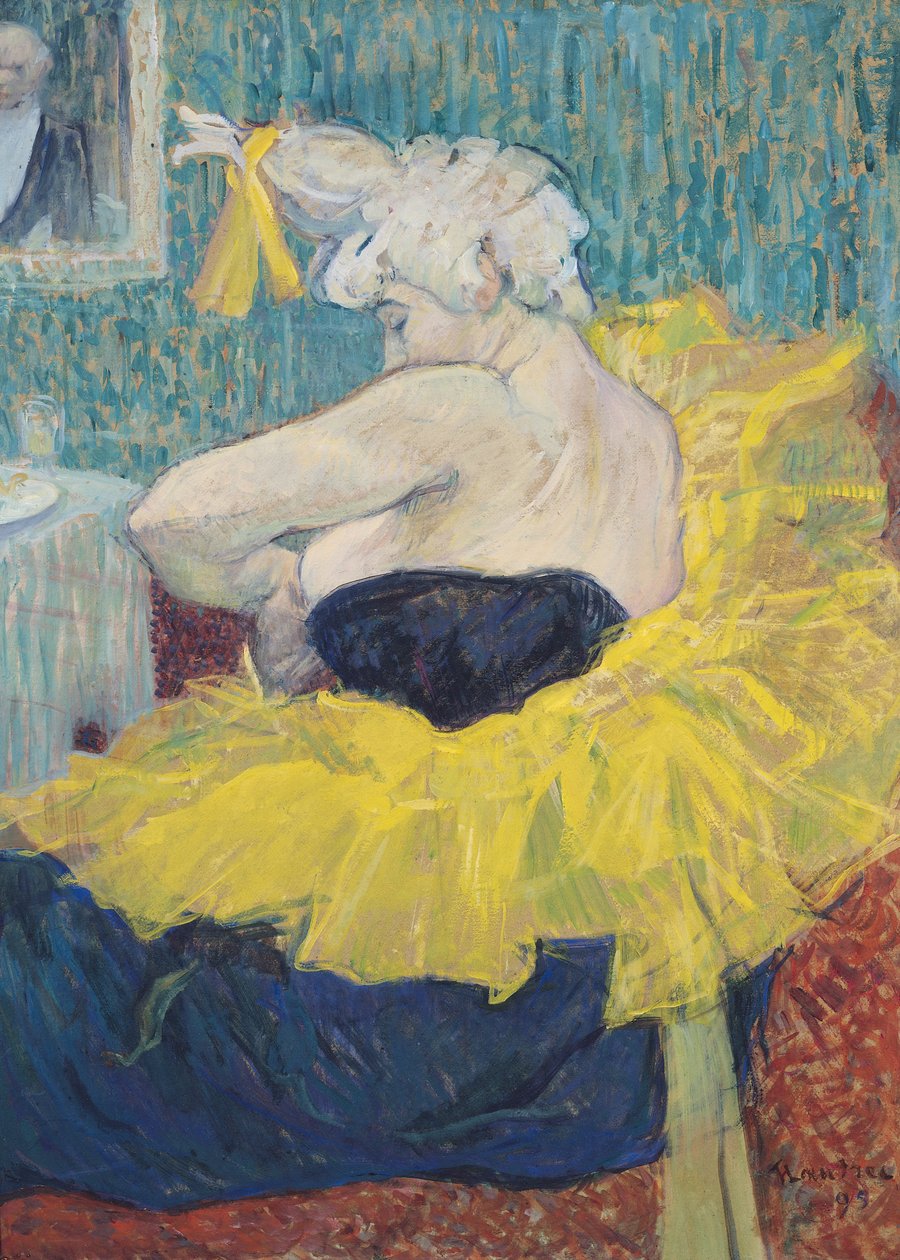 The Clowness Cha-U-Kao in a Tutuswed av Henri de Toulouse Lautrec