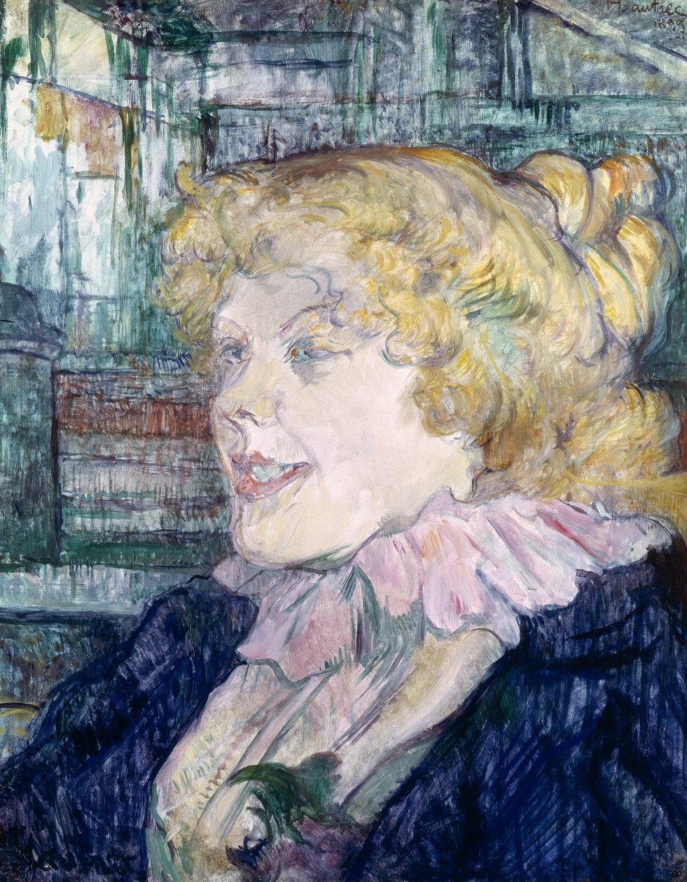 The English Girl från "The Star" på Le Havre av Henri de Toulouse Lautrec