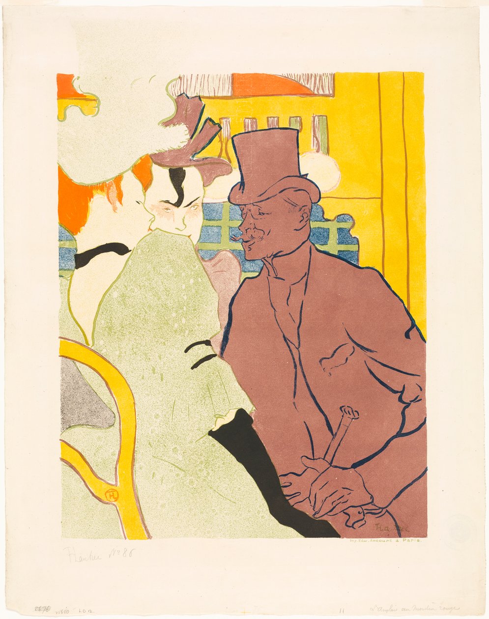Engelsmannen vid Moulin Rouge av Henri de Toulouse-Lautrec