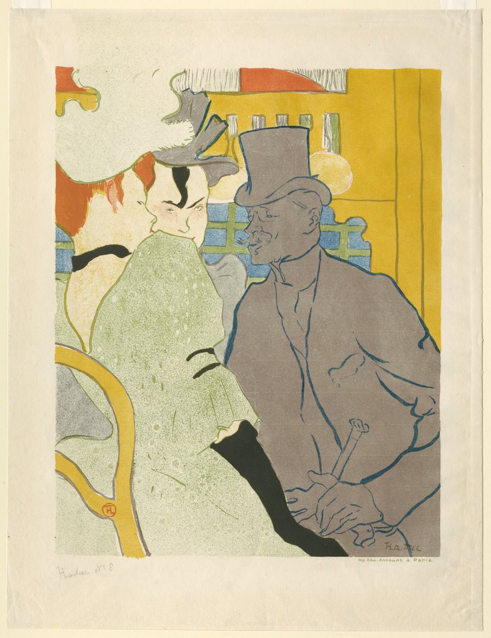 Engelsmannen på Moulin Rouge av Henri de Toulouse-Lautrec