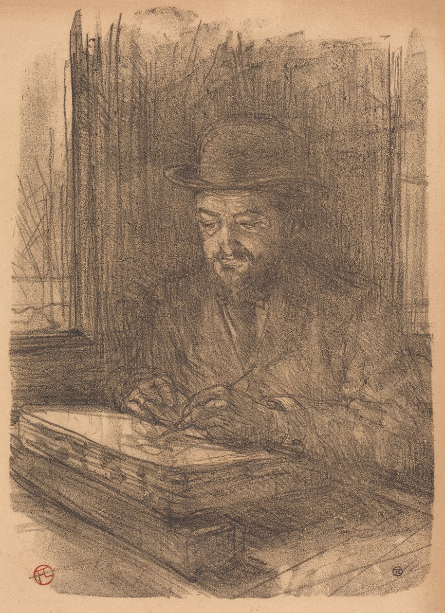 ”Den skicklige gravören” – Adolphe Albert av Henri de Toulouse-Lautrec