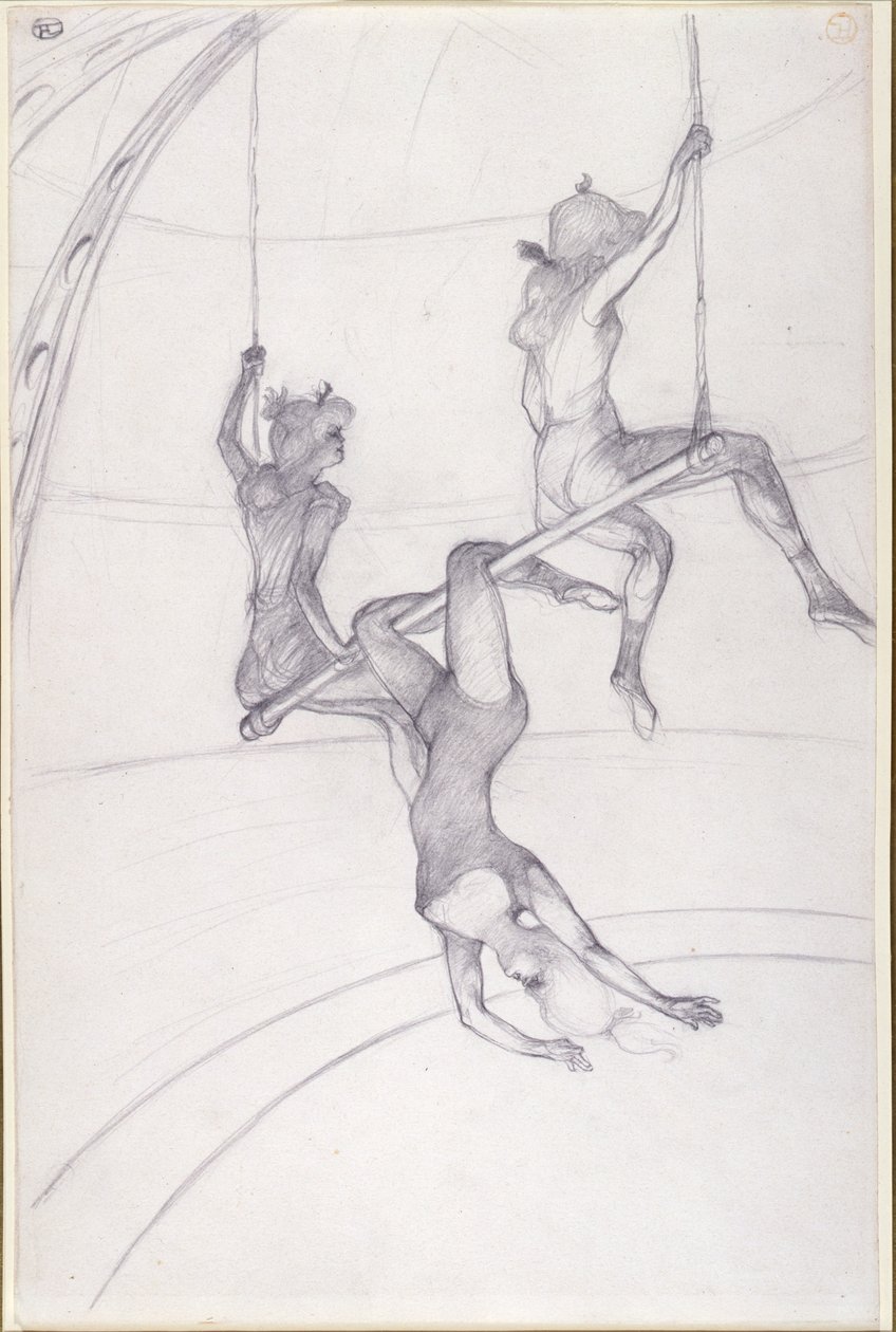 Den flygande trapetsen av Henri de Toulouse-Lautrec