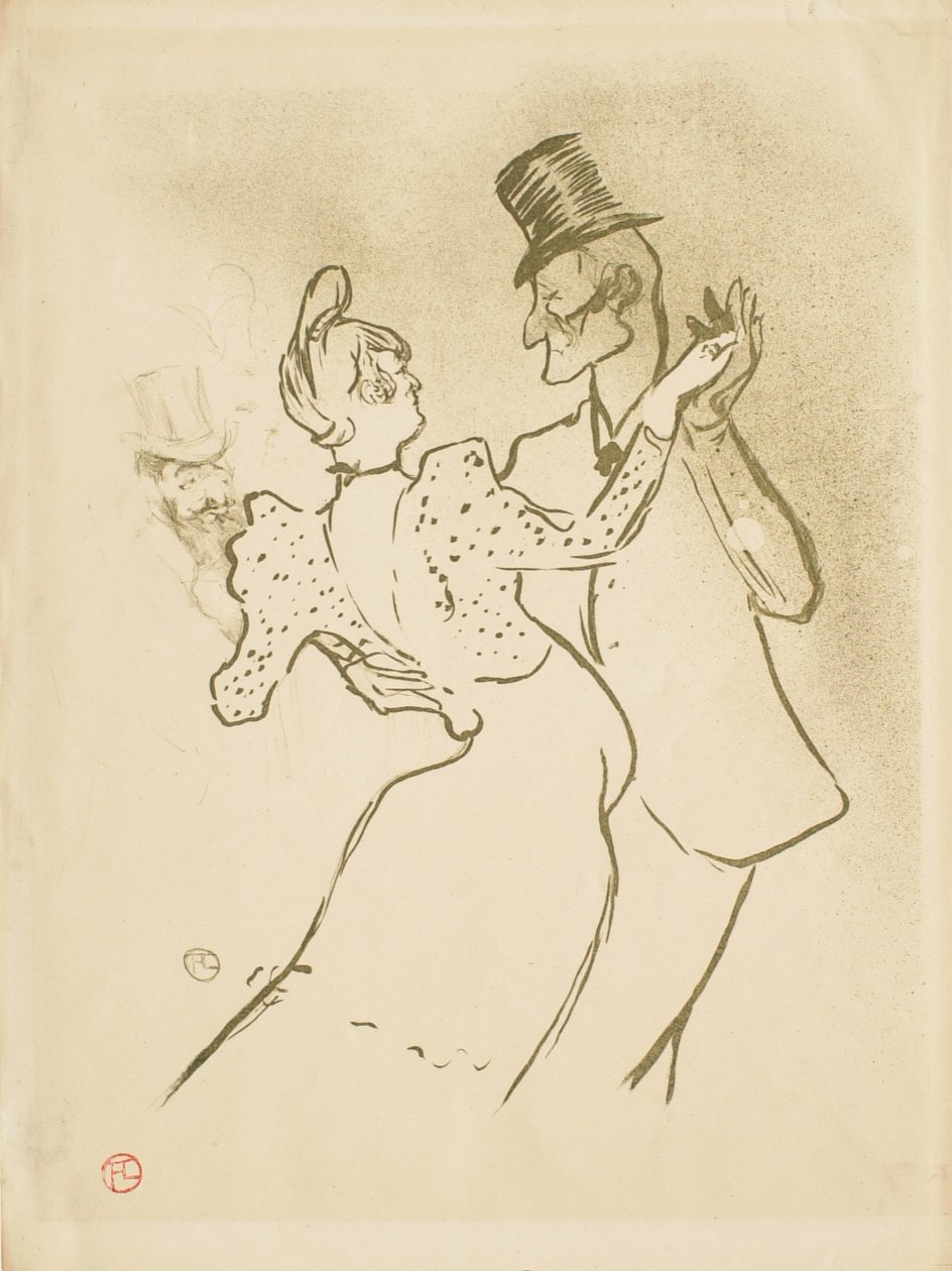 Frosserskan (La Goulue) av Henri de Toulouse-Lautrec