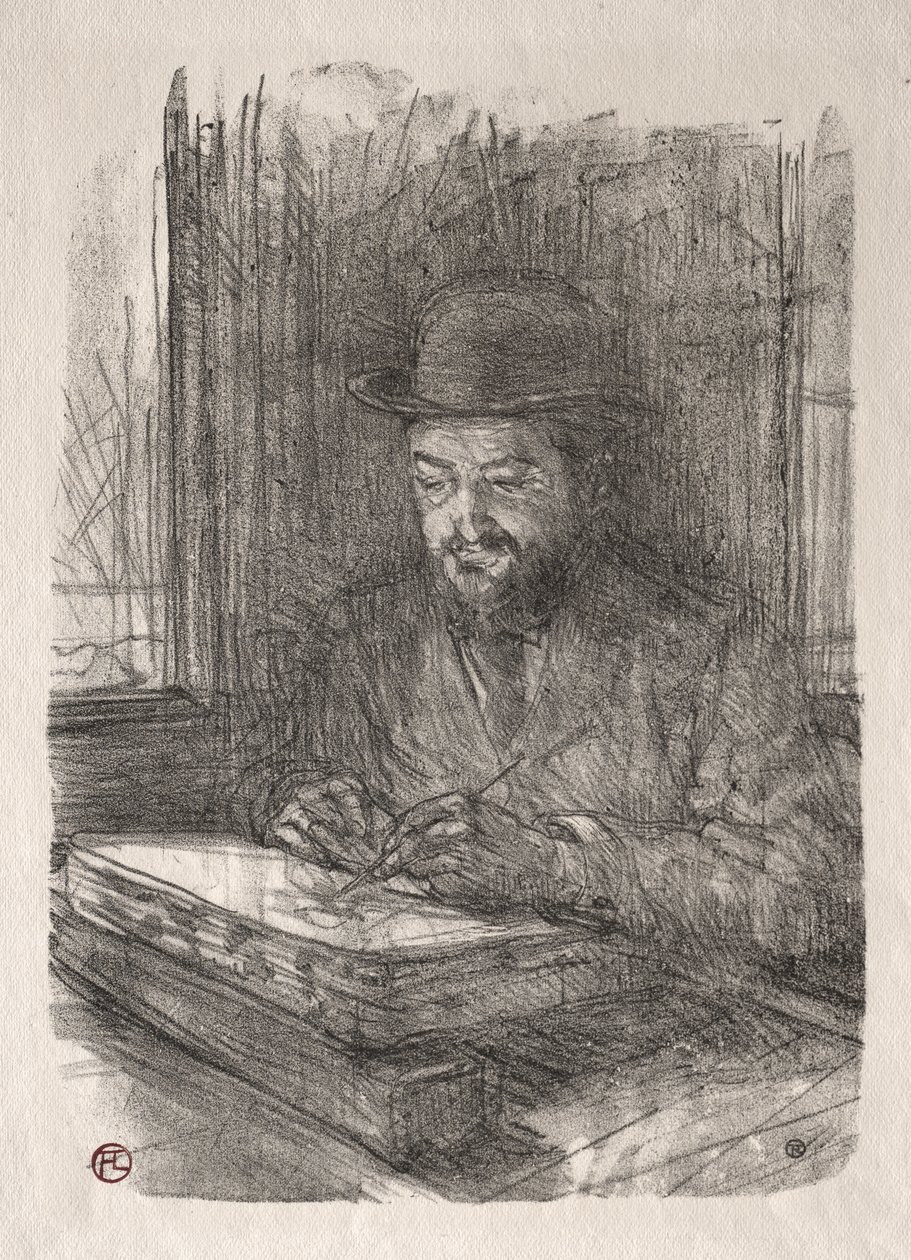 Den gode litografen av Henri de Toulouse-Lautrec