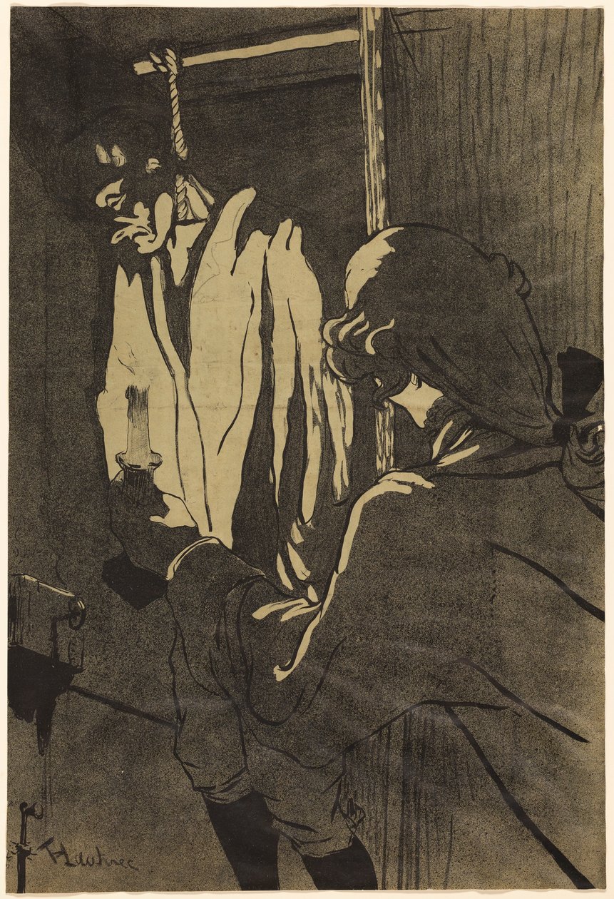 Den hängde mannen av Henri de Toulouse-Lautrec