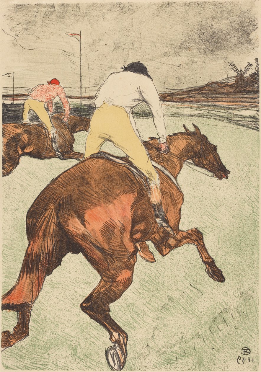 Jockeyn av Henri de Toulouse-Lautrec