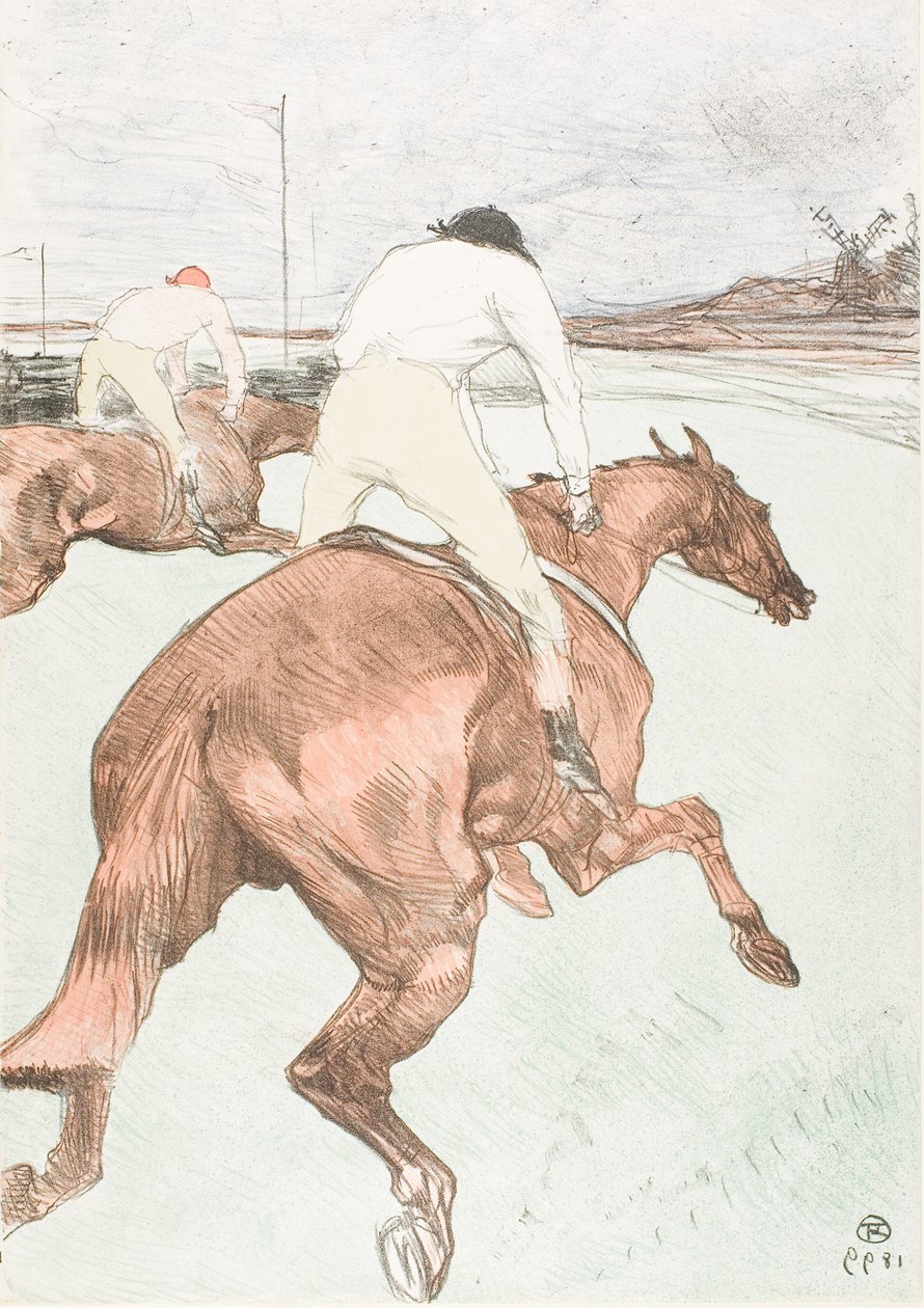 Jockeyn av Henri de Toulouse-Lautrec