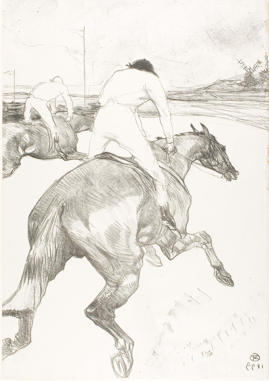 Jockeyn av Henri de Toulouse-Lautrec