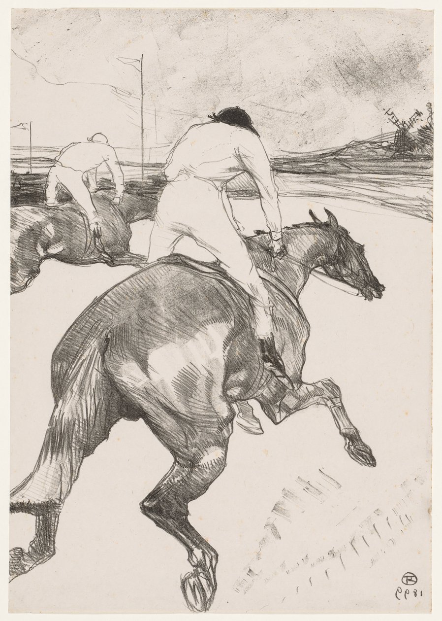 Jockeyn av Henri de Toulouse-Lautrec