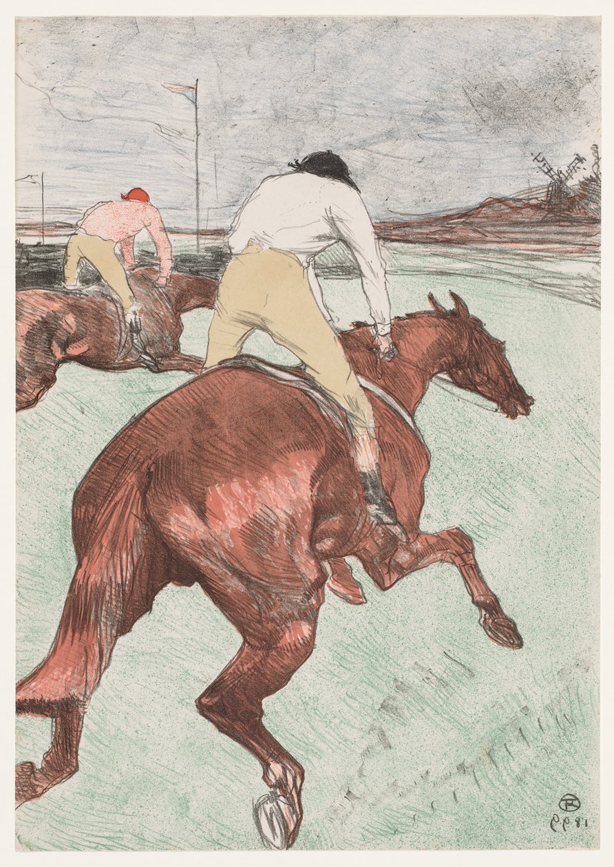 Jockeyn av Henri de Toulouse-Lautrec