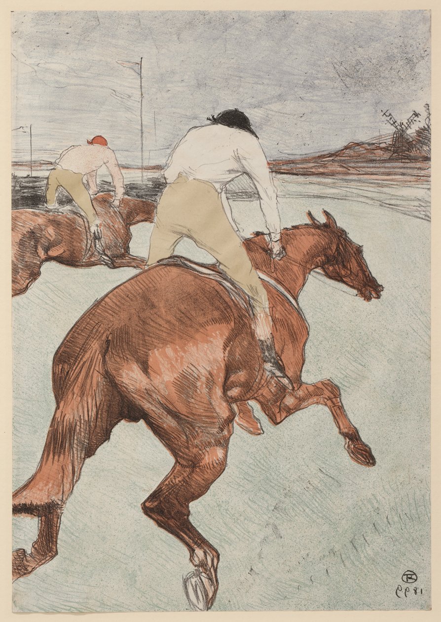 Jockeyn av Henri de Toulouse-Lautrec