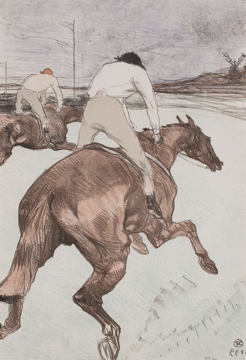 Jockeyn av Henri de Toulouse Lautrec