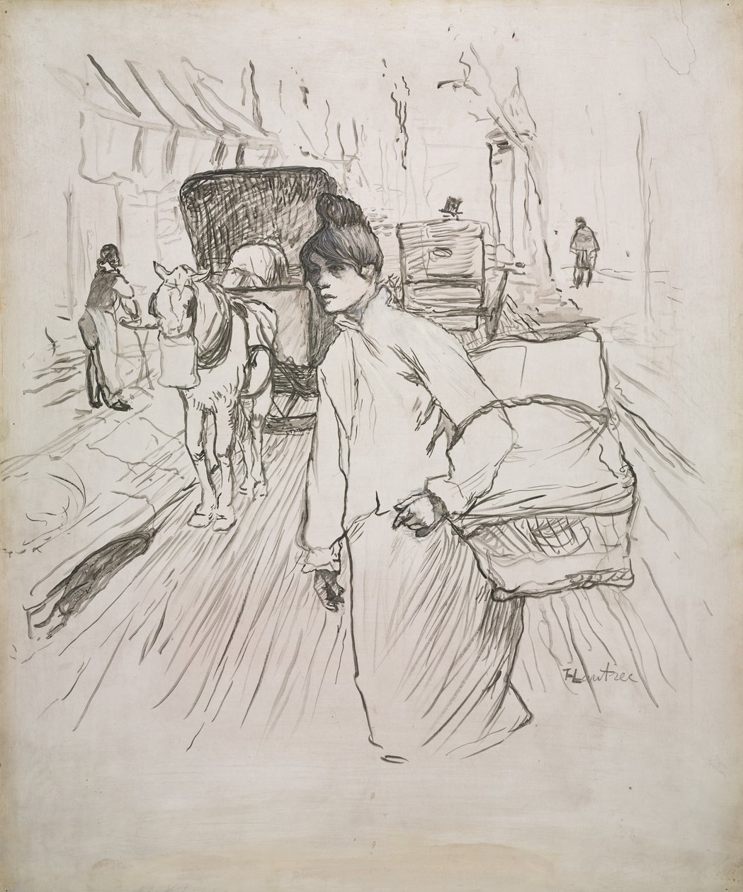 Tvätterskan av Henri de Toulouse-Lautrec