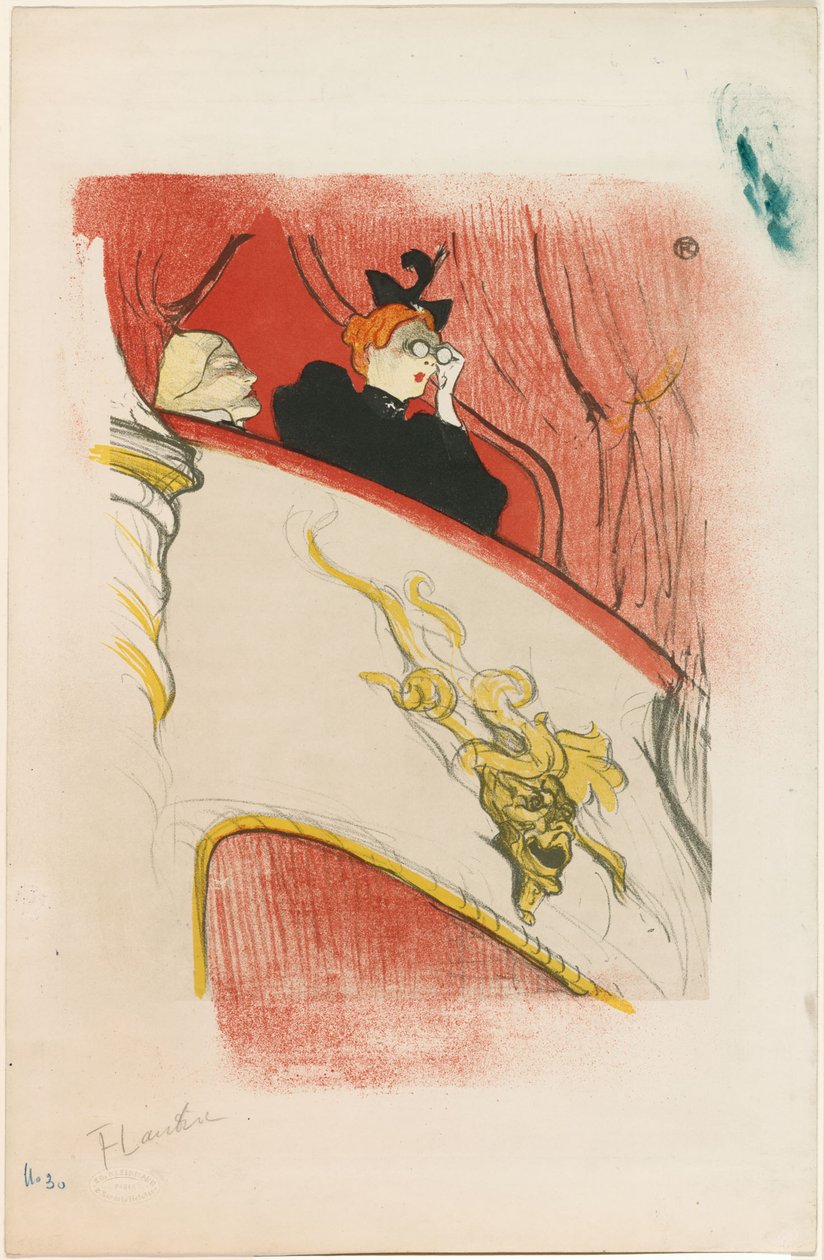 Logen med den förgyllda masken av Henri de Toulouse-Lautrec