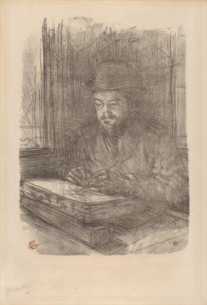Mästertryckaren: Adolphe Albert av Henri de Toulouse-Lautrec