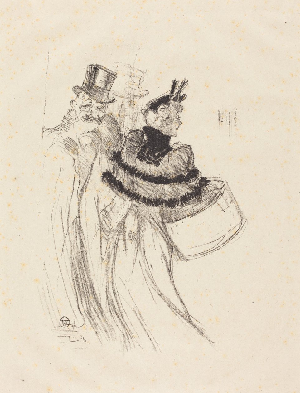 The Old Gentlemen (De gamla herrarna) av Henri de Toulouse-Lautrec