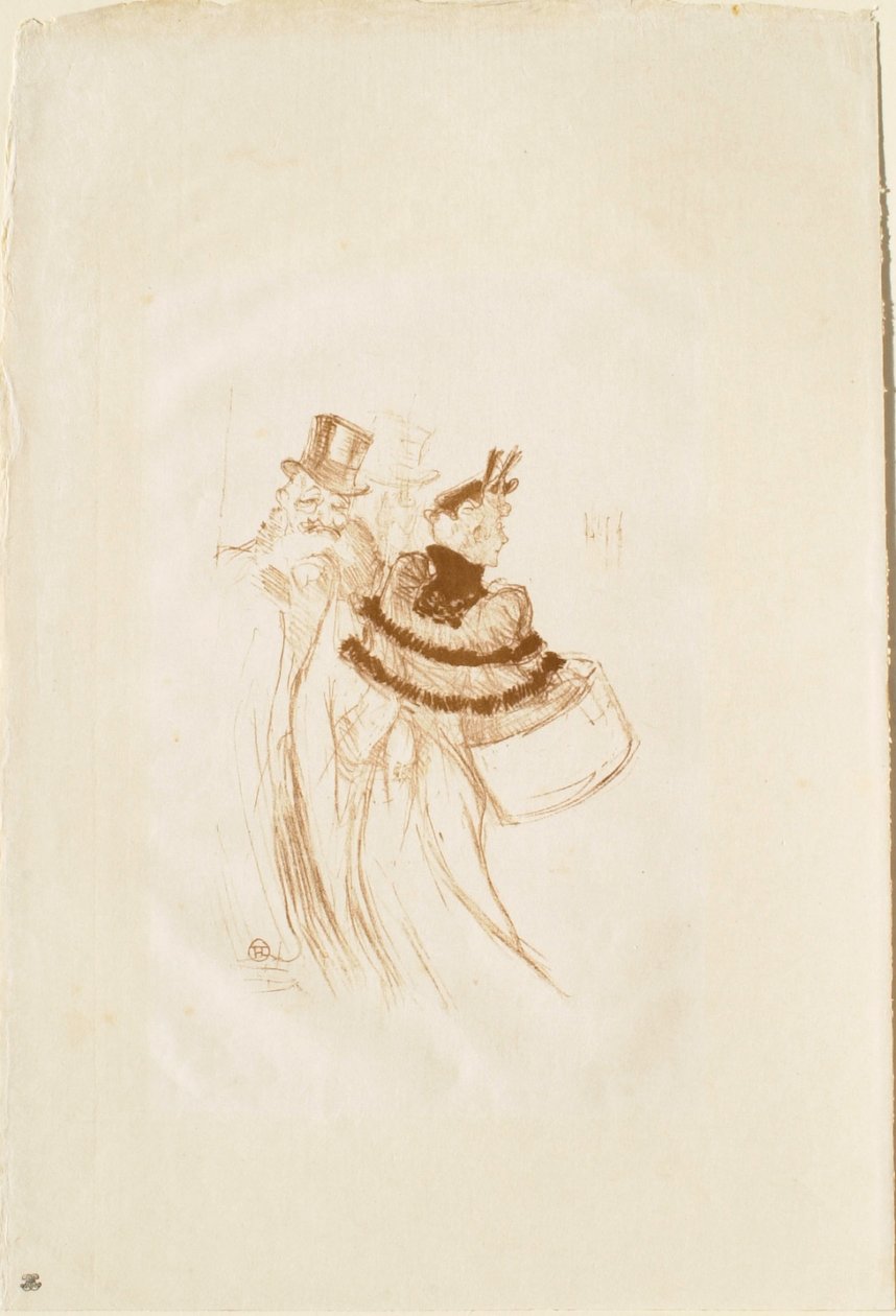 De gamla herrarna av Henri de Toulouse-Lautrec