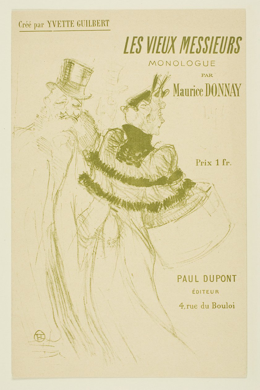 De gamla herrarna av Henri de Toulouse-Lautrec