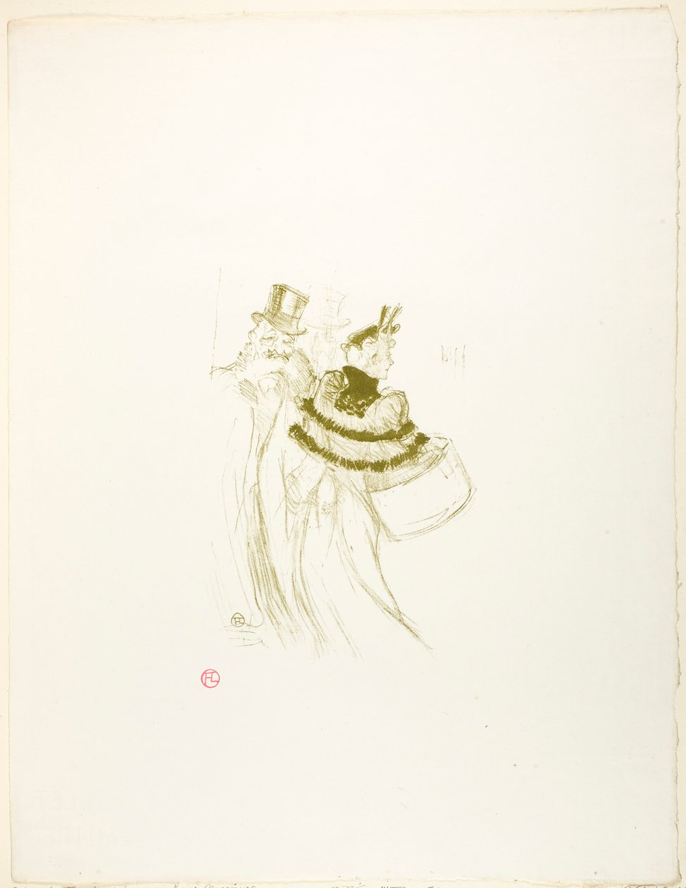 De gamla herrarna av Henri de Toulouse-Lautrec
