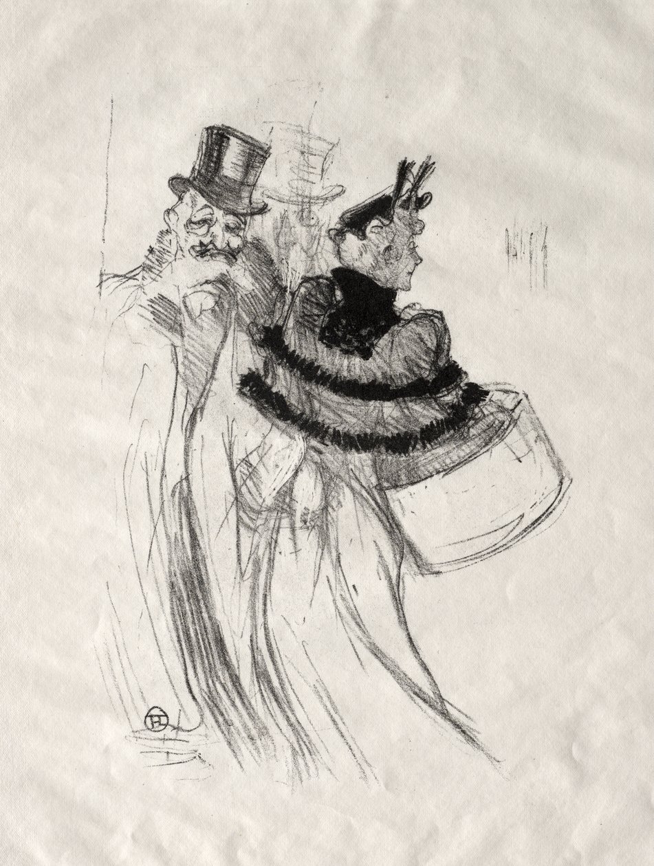 De gamla herrarna av Henri de Toulouse-Lautrec