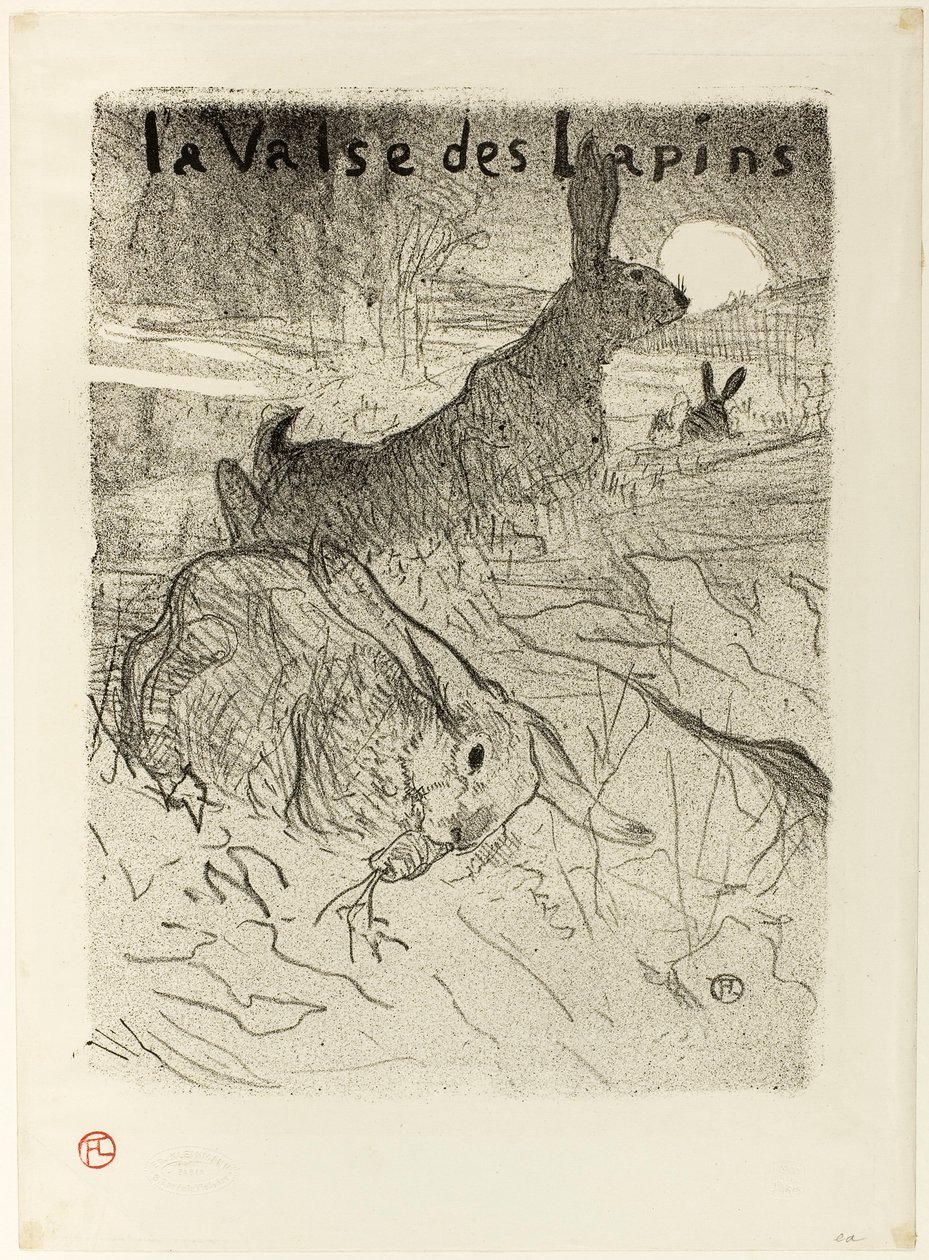 Kaninernas vals av Henri de Toulouse-Lautrec