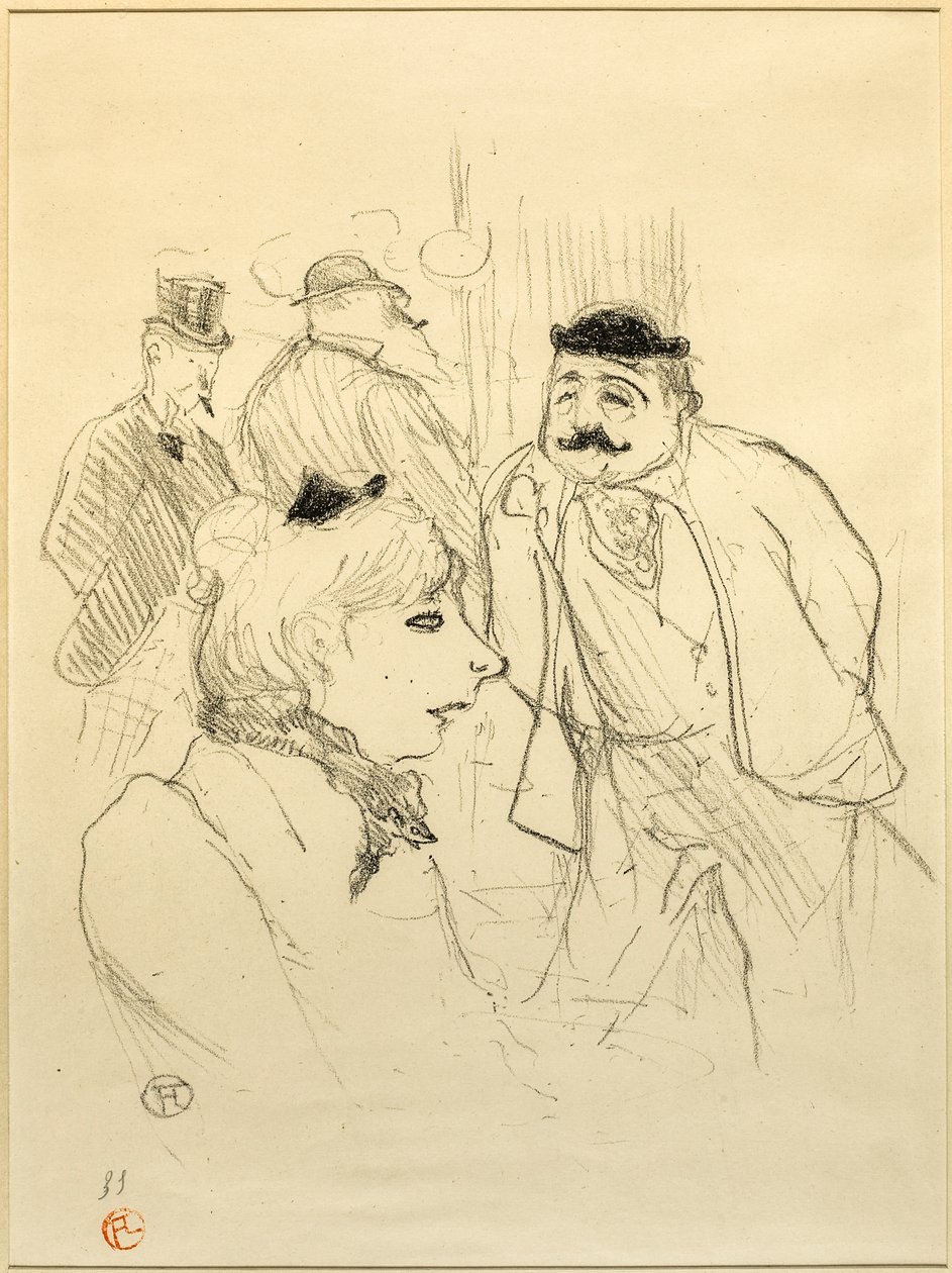 Stjälken—Moulin Rouge av Henri de Toulouse-Lautrec