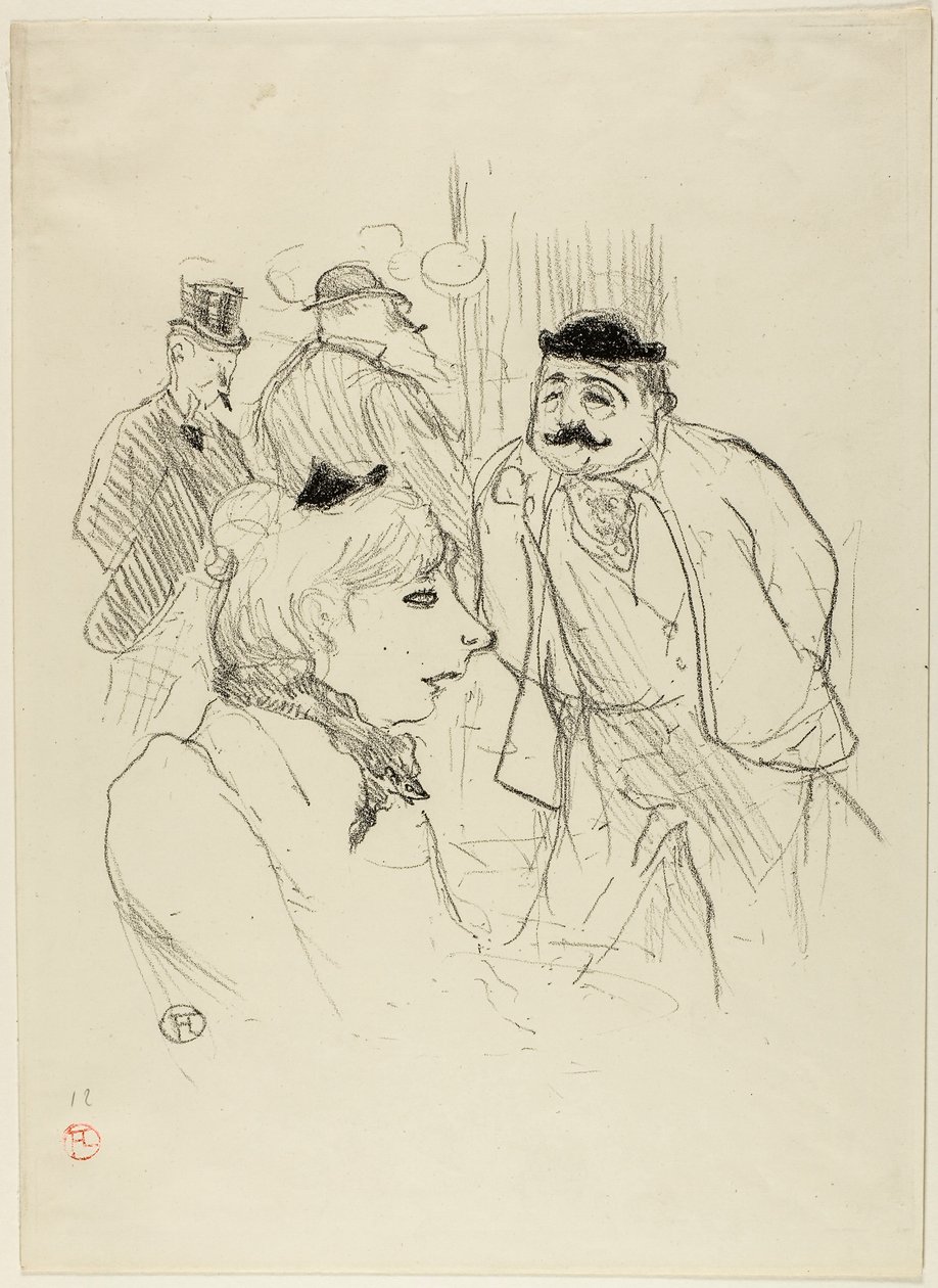 Stjälken—Moulin Rouge av Henri de Toulouse-Lautrec