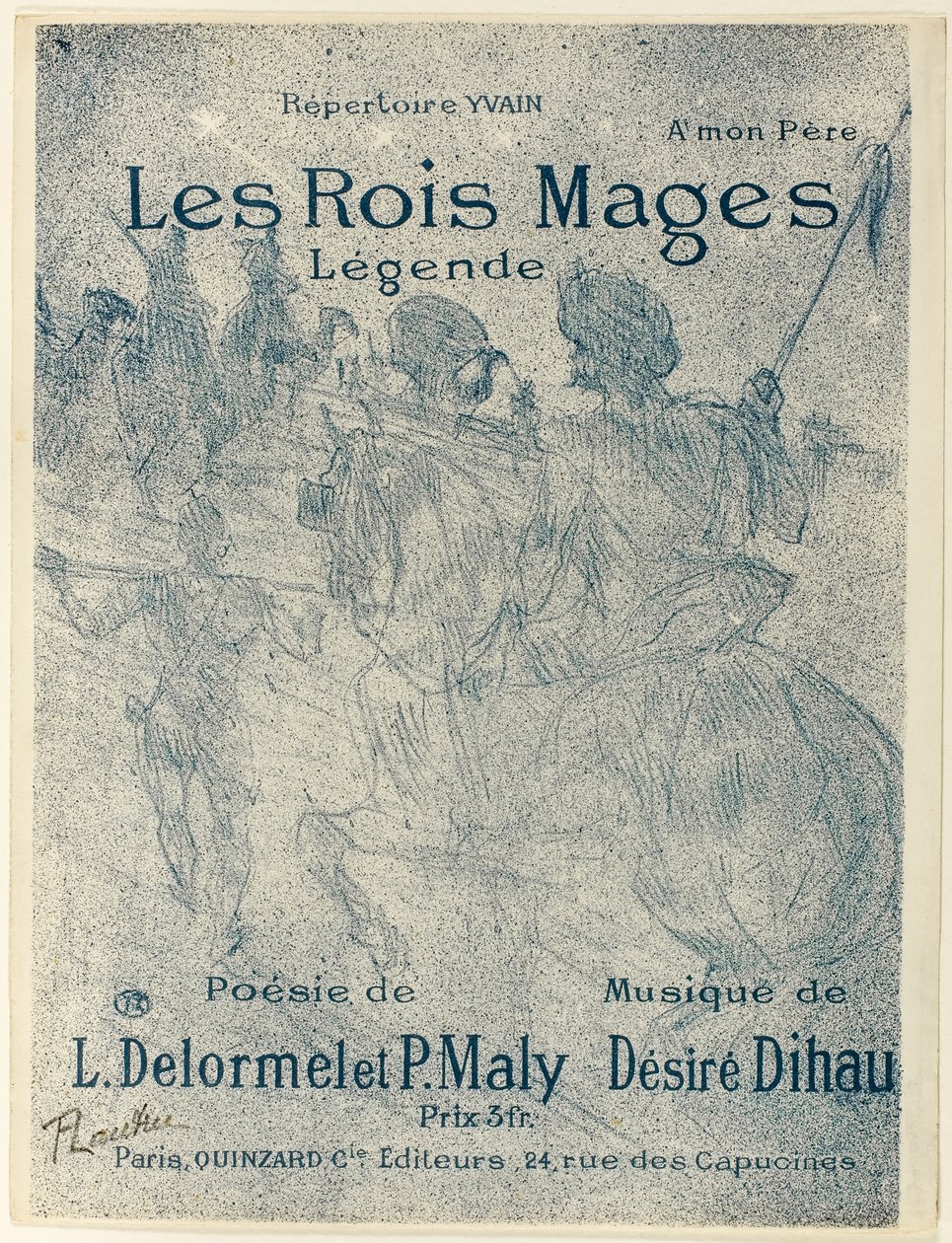 De tre vise männen av Henri de Toulouse-Lautrec