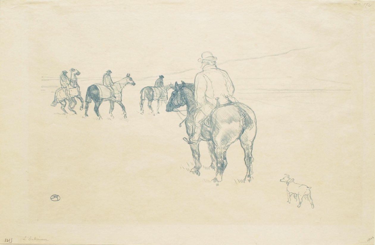 Tränaren av Henri de Toulouse-Lautrec