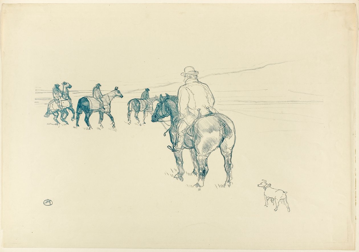 Tränaren av Henri de Toulouse-Lautrec