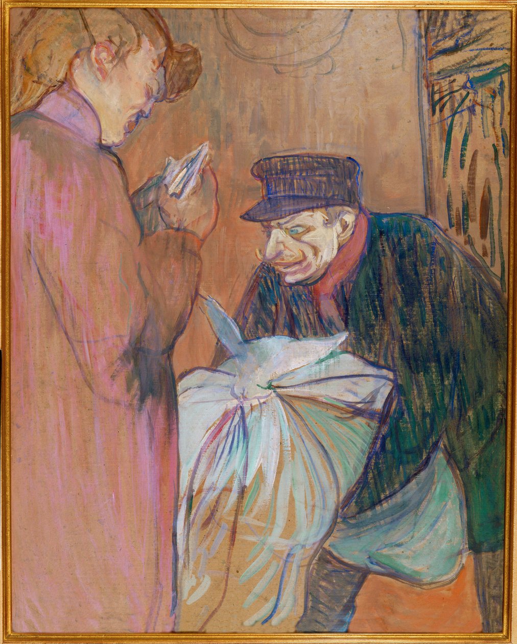 Tvättmästaren på bordellen av Henri de Toulouse-Lautrec