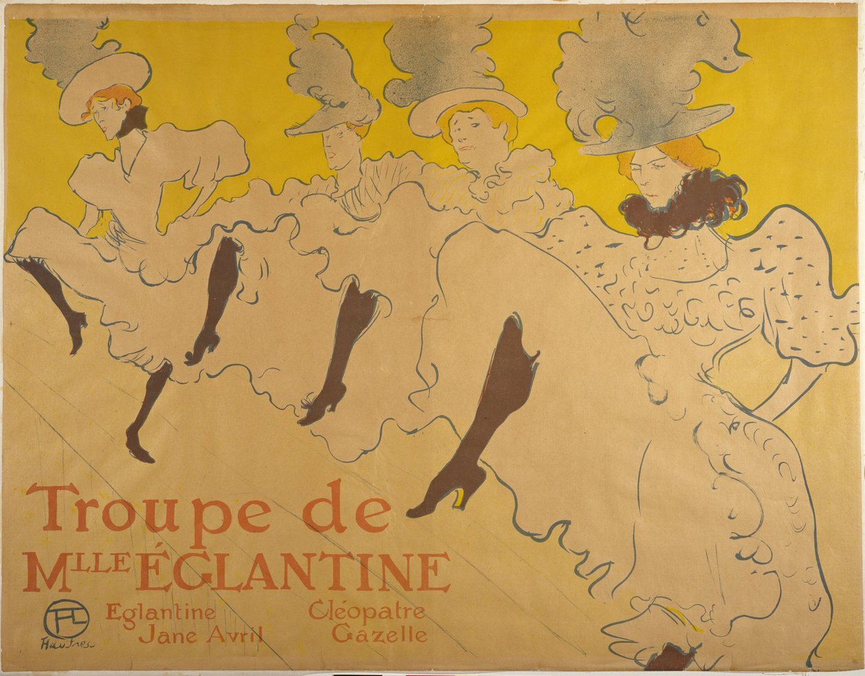 Mlle Églantines trupp av Henri de Toulouse-Lautrec