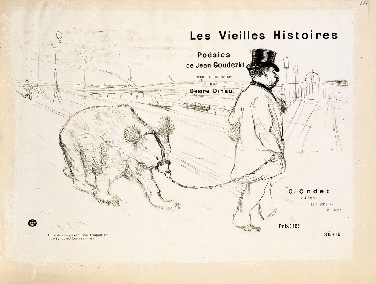 Omslag till ”Les Vieilles Histoires” av Henri de Toulouse-Lautrec