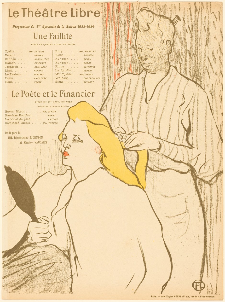 En konkurs; Poeten och finansmannen av Henri de Toulouse-Lautrec