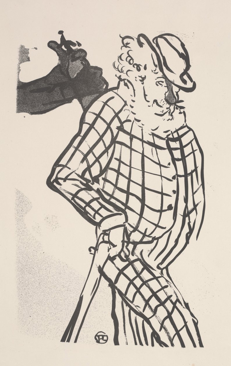 Namnlös (litho) av Henri de Toulouse Lautrec