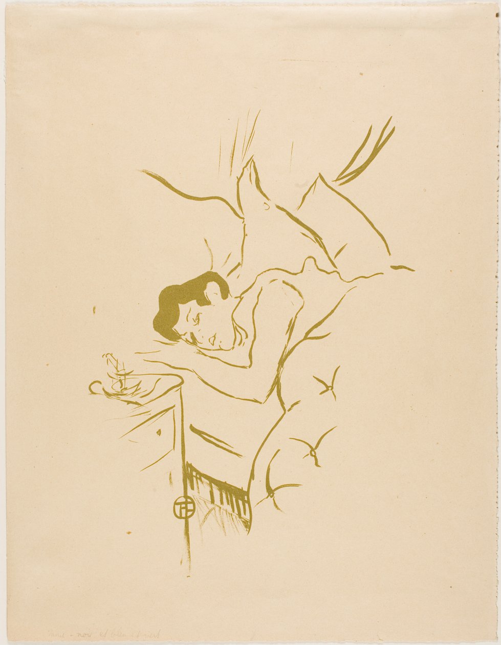 Din mun av Henri de Toulouse-Lautrec