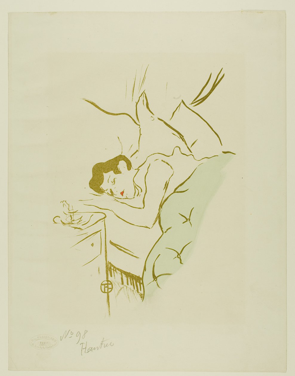 Din mun av Henri de Toulouse-Lautrec