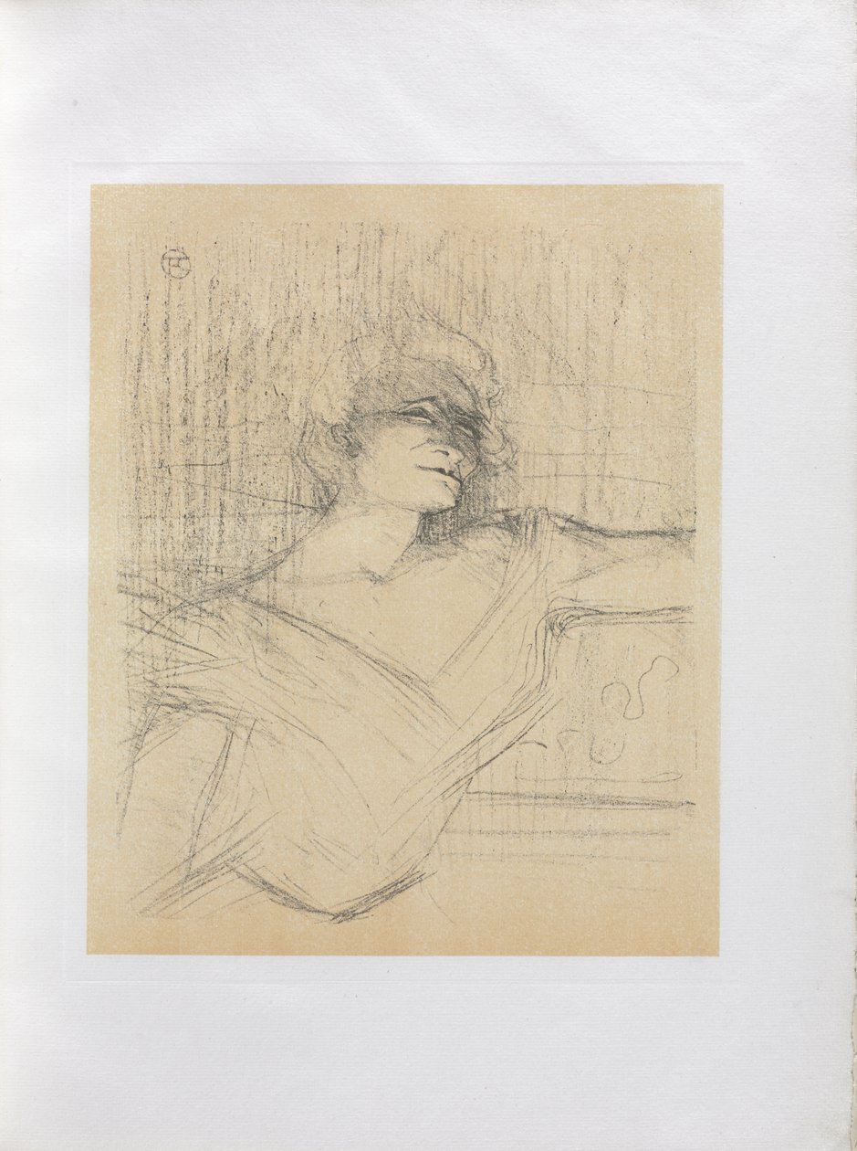Yvette Guilbert-Engelska serien: I limmet av Henri de Toulouse-Lautrec