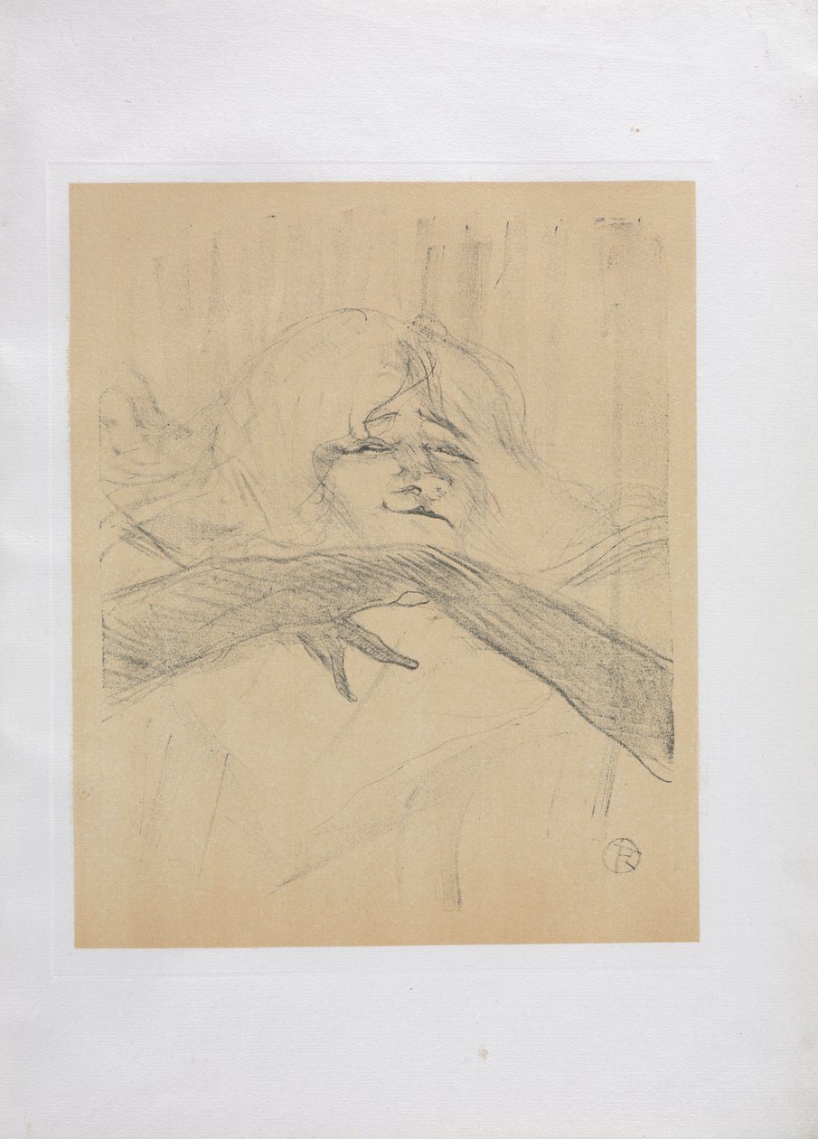 Yvette Guilbert-Engelska serien: Linger Longer Loo av Henri de Toulouse-Lautrec