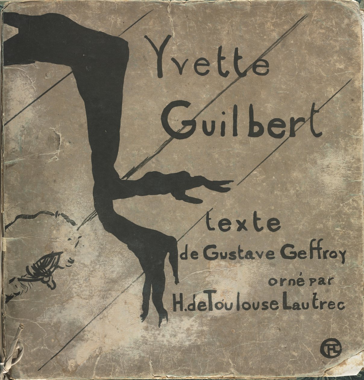 Yvette Guilbert-French Series: Omslag av Henri de Toulouse-Lautrec
