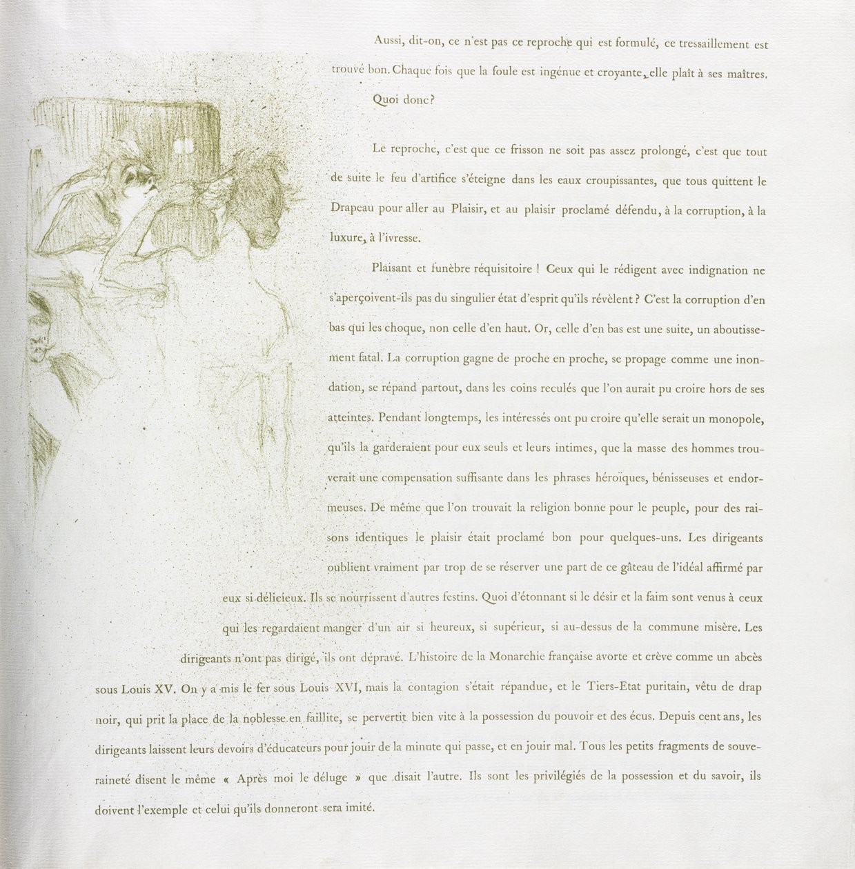 Yvette Guilbert-French Series: Nr 13 av Henri de Toulouse-Lautrec