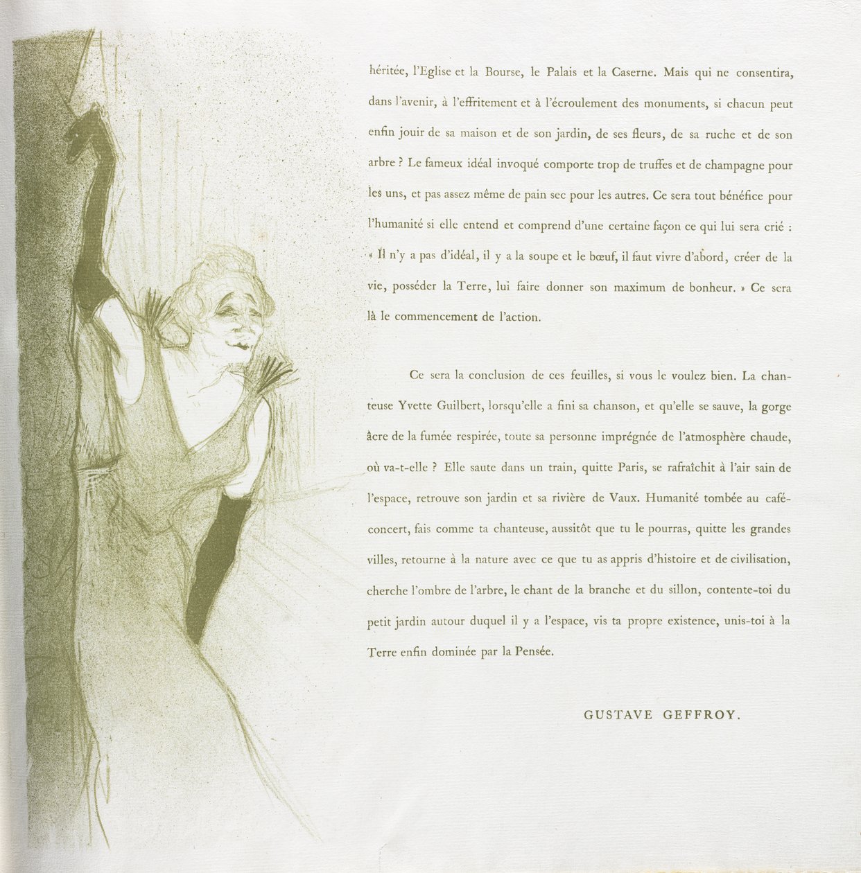 Yvette Guilbert-French Series: Nr 16 av Henri de Toulouse-Lautrec