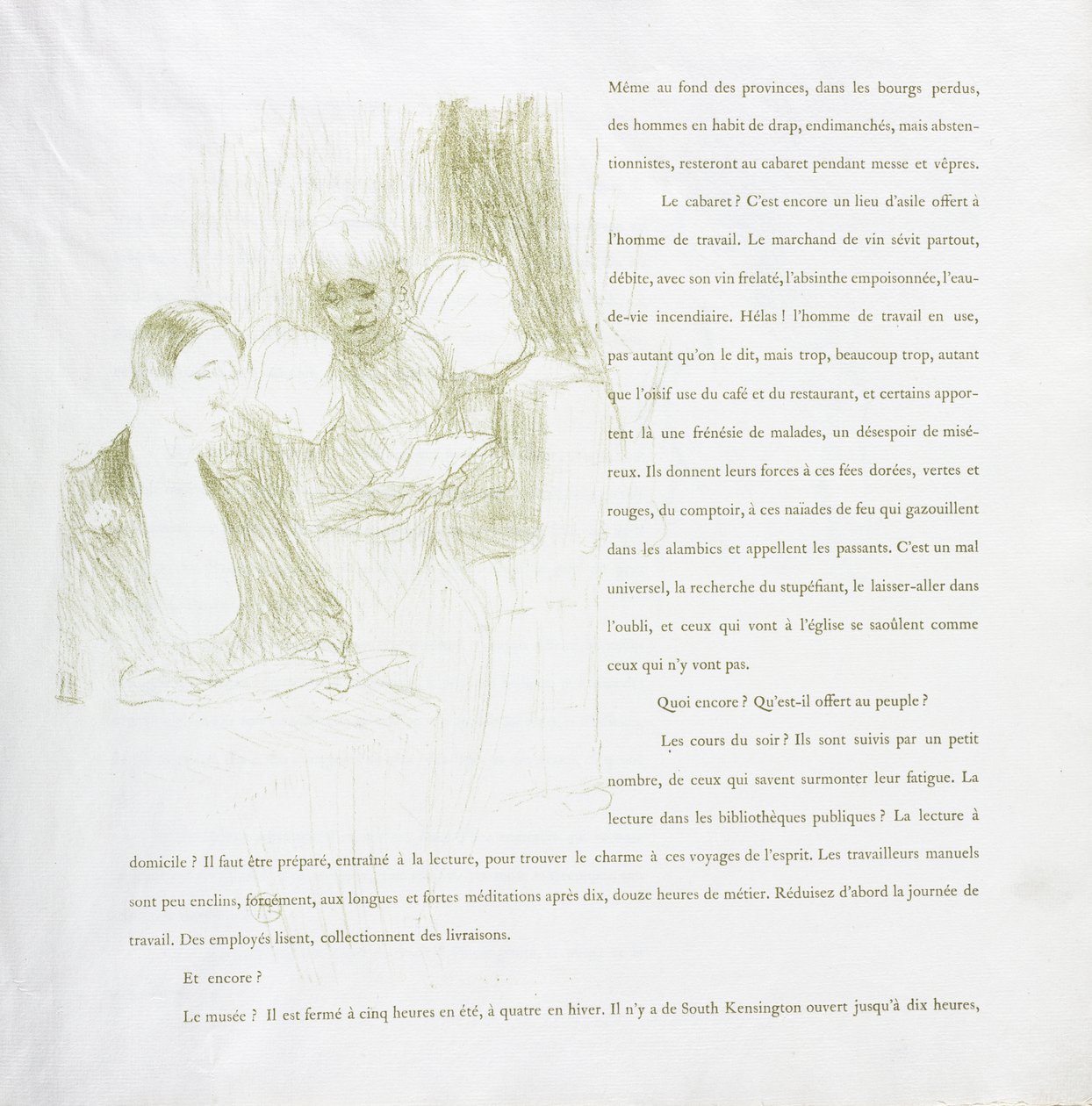 Yvette Guilbert-French Series: Nr 8 av Henri de Toulouse-Lautrec