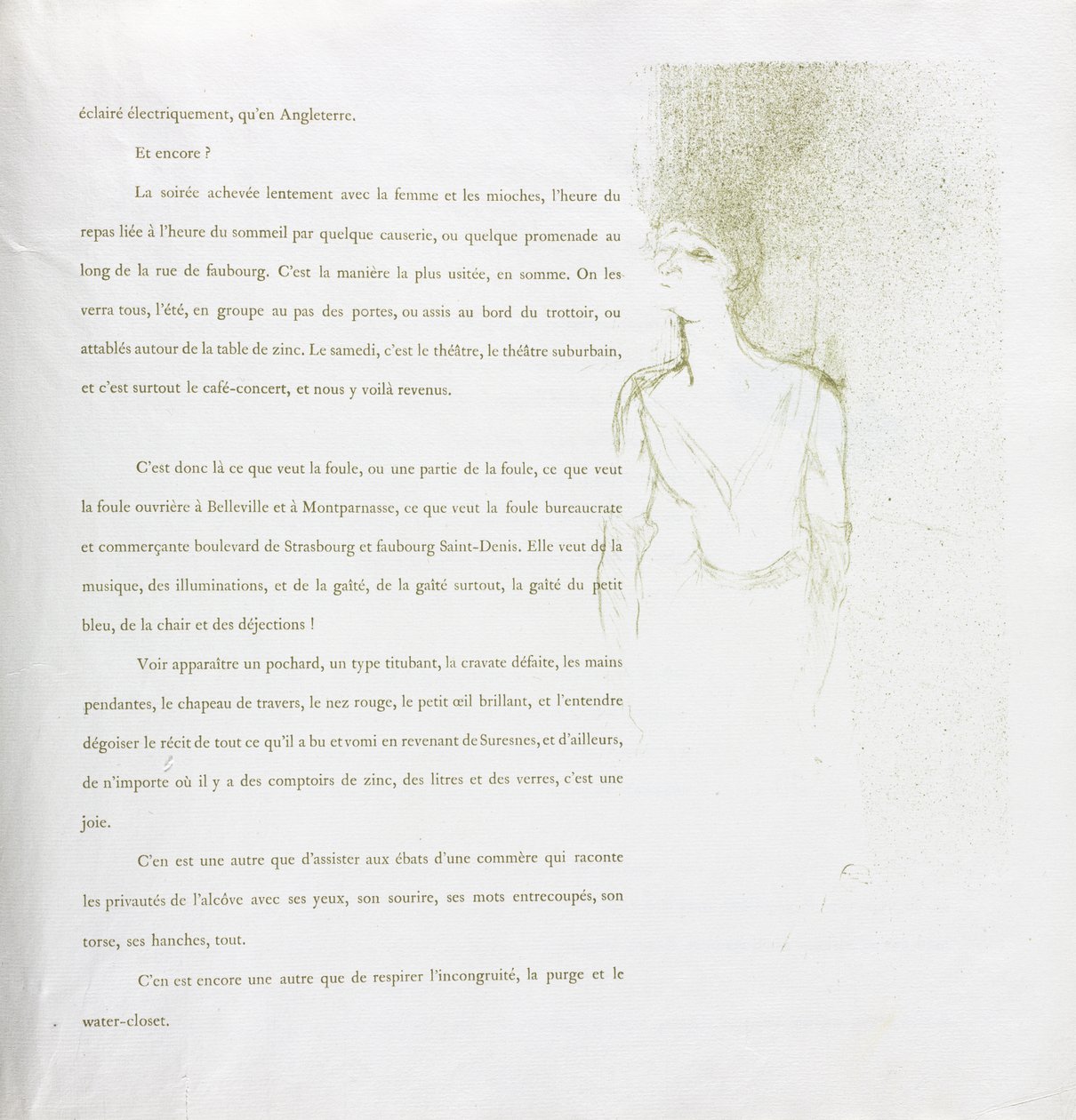 Yvette Guilbert-French Series: Nr 9 av Henri de Toulouse-Lautrec